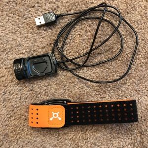 Orange theory arm heart rate band